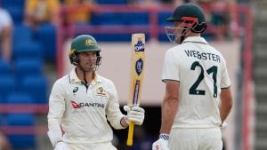 Australia Rescued by Carey, Webster Partnership After Top-Order Collapse Against West Indies in Grenada Test