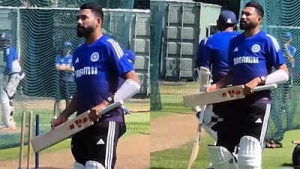 Mohammed Siraj's Broken Bat Sparks Lighthearted Moment Amidst Tense IND vs ENG Test Prep (Watch)