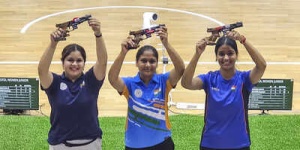 India Shatters Records with Unprecedented Gold Haul at Asian Shooting Championship