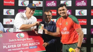 Taskin Ahmed's Four-Wicket Haul Propels Bangladesh to Victory Over Netherlands in First T20I
