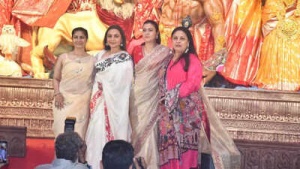 Kajol Reflects on Poignant Durga Puja Amid Family Bereavement; Mukerji Family Honors Late Deb Mukherjee's Legacy