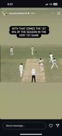 Arjun Tendulkar Celebrates Engagement with Five-Wicket Haul in Cricket Comeback
