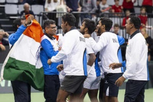 India Achieves Landmark Davis Cup Victory Over Switzerland, First Away Win Against European Team Since 1993