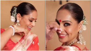 Bipasha Basu's Dussehra Reel: Actress Joins 