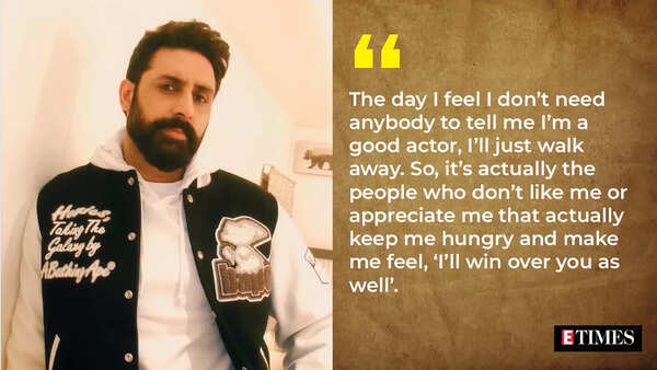 Abhishek Bachchan looking directly at the camera