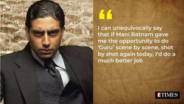 Abhishek Bachchan in the movie Guru