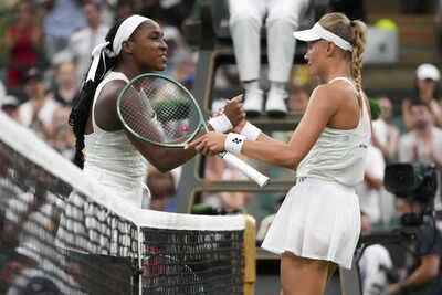 Gauff concedes after first-round Wimbledon loss