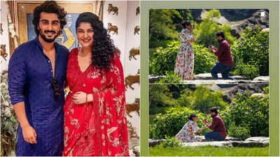 Anshula Kapoor and Rohan Thakkar engaged in Central Park