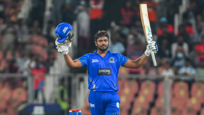 Watch: Sanju Samson no-look six goes viral as he hits fourth consecutive fifty in KCL