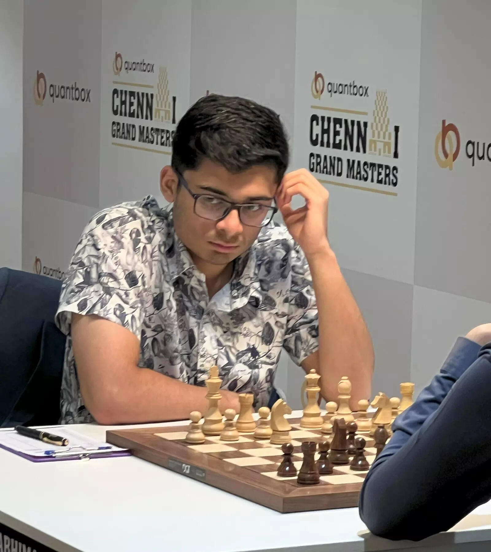 QCGM 2025_Leon Mendonca during Challengers Round 2 of Quantbox Chennai Grand Masters