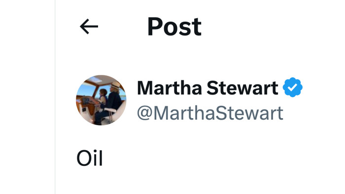 Oil’s gone weird